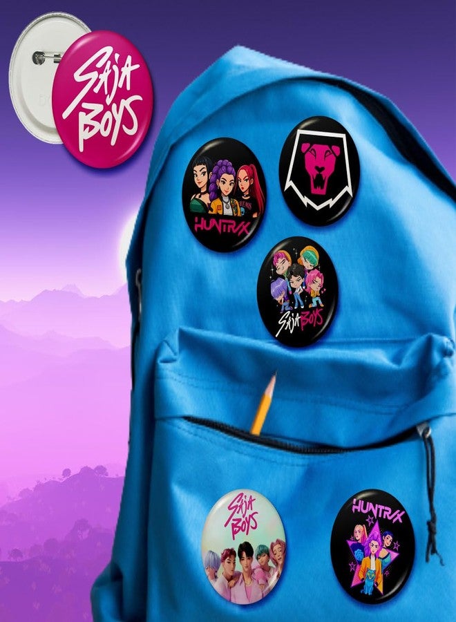 Visibee k pop Pin Badges | 58mm Button Pins | Pack of 6 for Fans & Collectors - Image 4